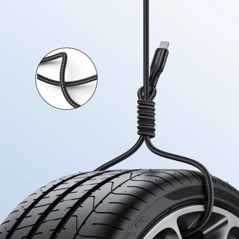 Joyroom kabel do szybkiego ładowania / transmisji danych USB Typ C - Lightning PD 20W 1m czarny (S-1024N1-PD)