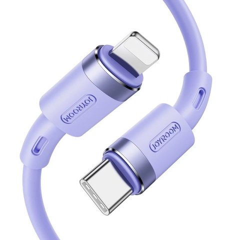 Joyroom kabel przewód USB Typ C - Lightning PD 20W 1,2m fioletowy (S-1224N9)