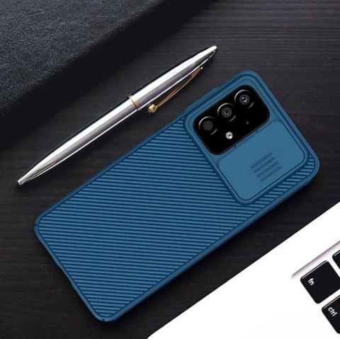 Nillkin CamShield Case etui pokrowiec osłona na aparat kamerę Samsung Galaxy A33 5G niebieski