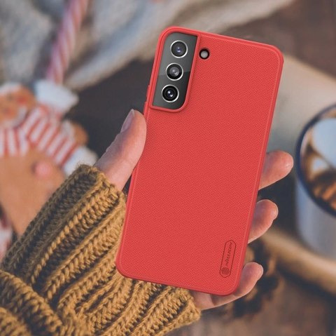 Nillkin Super Frosted Shield Pro wytrzymałe etui pokrowiec Samsung Galaxy S22 niebieski