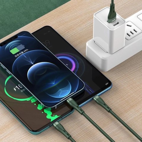 Proda Quark pro 3w1 kabel USB - Lightning / USB Typ C/ micro USB 5A 1,2m czarny (PD-B59th)