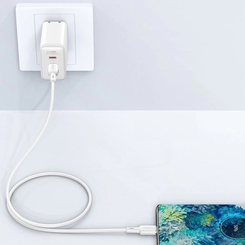 Acefast kabel USB Typ C - USB Typ C 1,2m, 60W (20V/3A) biały (C2-03 white)