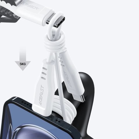 Acefast kabel USB Typ C - USB Typ C 1,2m, 60W (20V/3A) biały (C3-03 white)