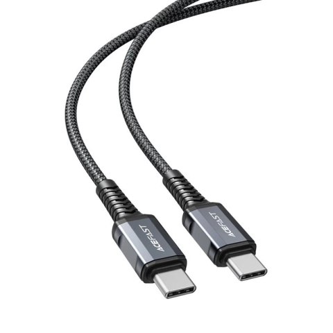 Acefast kabel USB Typ C - USB Typ C 1,2m, 60W (20V/3A) szary (C1-03 deep space gray)