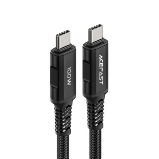 Acefast kabel USB Typ C - USB Typ C 2m, 100W (20V/5A) czarny (C4-03 Black)