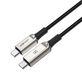 Acefast kabel USB Typ C - USB Typ C 2m, 100W (20V/5A) srebrny (C6-03 silver)