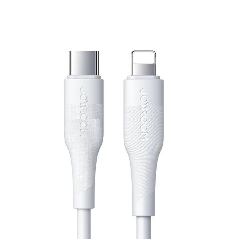 Joyroom kabel przewód USB Typ C - Lightning Power Delivery 20W 2,4A 0,25m biały (S-02524M3 White)