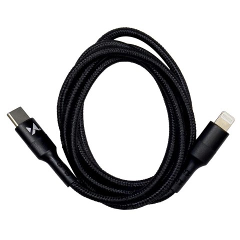 Wozinsky kabel przewód USB Typ C - Lightning Power Delivery 18W 1m czarny (WUC-PD-CL1B)