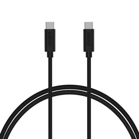 Choetech kabel przewód USB Typ C - USB Typ C 3A 2m czarny (CC0003)