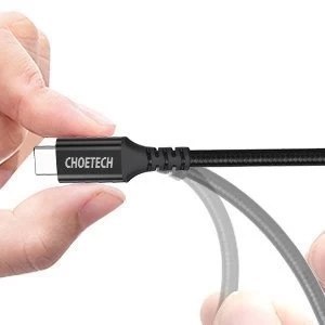 Choetech kabel przewód szybkie ładowanie USB Typ C - USB Typ C 3.2 Gen 2 100W Power Delivery 2m czarny (XCC-1007)