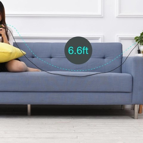 Choetech kabel przewód szybkie ładowanie USB Typ C - USB Typ C 3.2 Gen 2 100W Power Delivery 2m czarny (XCC-1007)