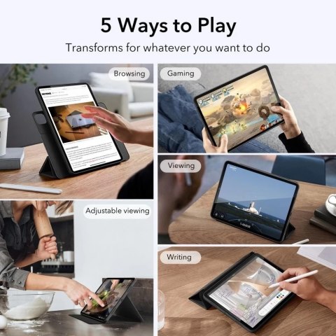 ESR REBOUND HYBRID iPad Pro 12.9 2020 / 2021 / 2022 / iPad Air 13 2024 BLACK