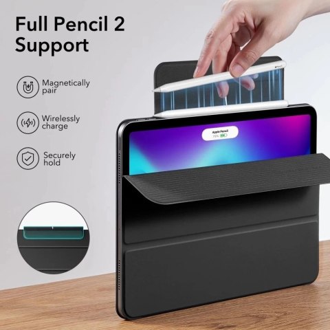 ESR REBOUND MAGNETIC iPad Pro 12.9 2020 / 2021 / 2022 / iPad Air 13 2024 RUGGED BLACK