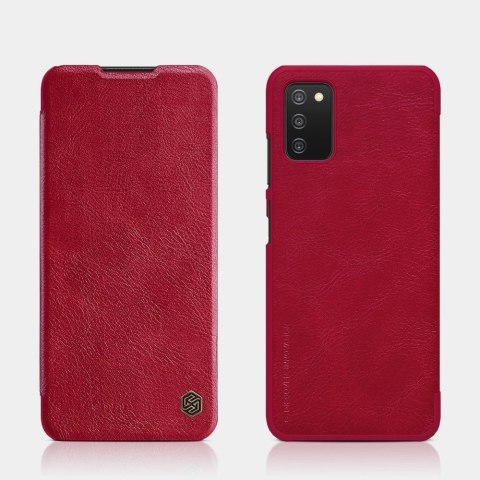 Nillkin Qin skórzana kabura etui Samsung Galaxy A03s czarny