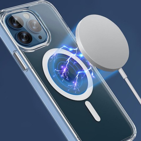 Etui ochronne Ultra Slim Mag obudowa do MagSafe case do Qi do Apple iPhone 13 Pro Max Clear
