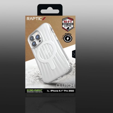 Raptic Clutch Built Case etui iPhone 14 Pro z MagSafe pokrowiec plecki przezroczysty