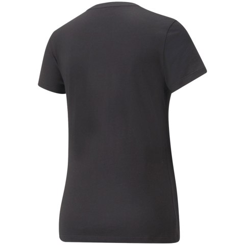 Koszulka damska Puma ESS+ Metallic Logo Tee czarna 848303 01 Koszulka damska Puma ESS+ Metallic Logo Tee czarna 848303 01