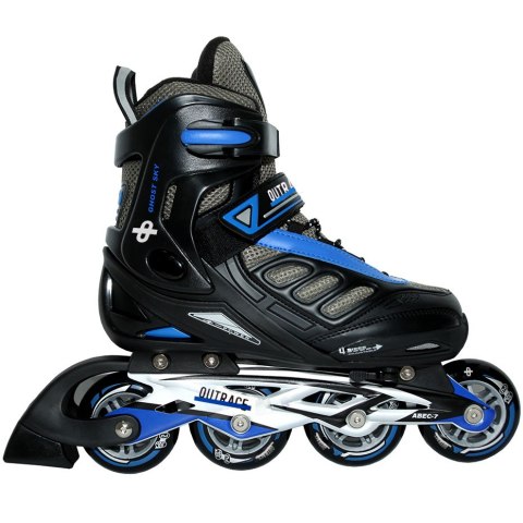 Łyżworolki Outrace Ghost Sky Blue czarno-niebieskie PW-125C Łyżworolki Outrace Ghost Sky Blue czarno-niebieskie PW-125C