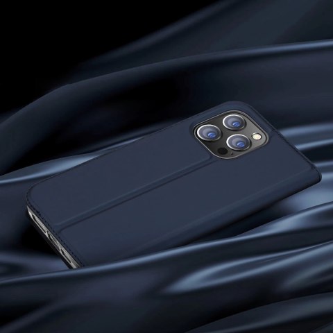Dux Ducis Skin Pro kabura etui pokrowiec z klapką iPhone 14 Pro niebieski