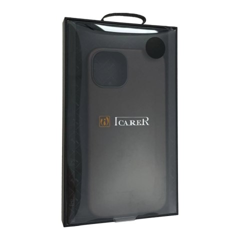 ICarer CH Leather case do iPhone 13 Pro etui skórzane (kompatybilne z MagSafe) brązowy (ALI1209-CO)