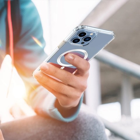 Dux Ducis Clin magnetyczne etui do iPhone 13 Pro kompatybilne z MagSafe przezroczysty