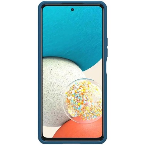 Nillkin Super Frosted Shield Pro wytrzymałe etui pokrowiec Samsung Galaxy A53 5G niebieski