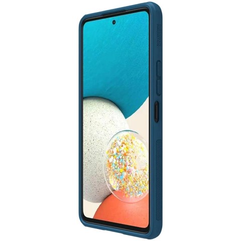 Nillkin Super Frosted Shield Pro wytrzymałe etui pokrowiec Samsung Galaxy A53 5G niebieski