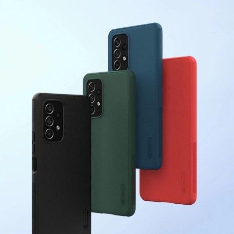 Nillkin Super Frosted Shield Pro wytrzymałe etui pokrowiec Samsung Galaxy A53 5G niebieski