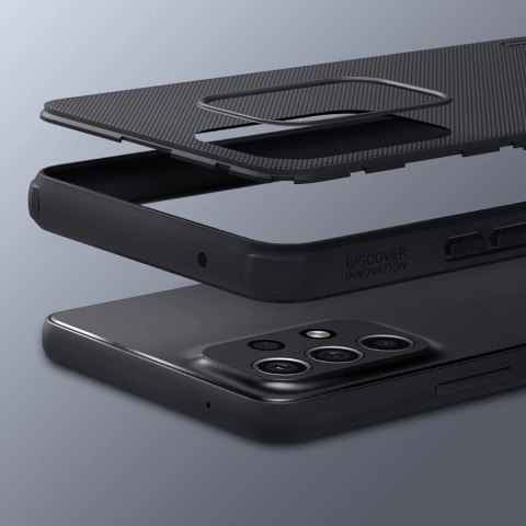 Nillkin Super Frosted Shield Pro wytrzymałe etui pokrowiec Samsung Galaxy A53 5G niebieski