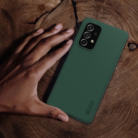 Nillkin Super Frosted Shield Pro wytrzymałe etui pokrowiec Samsung Galaxy A53 5G niebieski