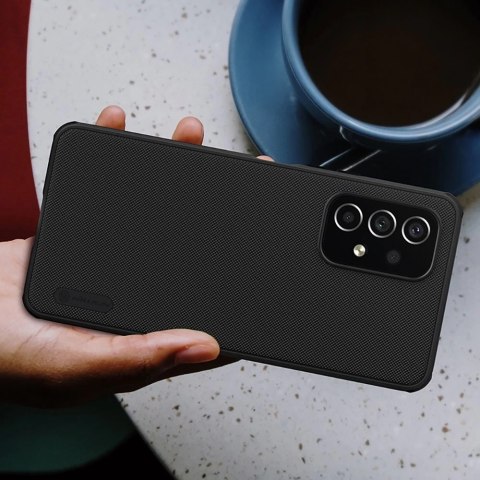 Nillkin Super Frosted Shield Pro wytrzymałe etui pokrowiec Samsung Galaxy A53 5G niebieski