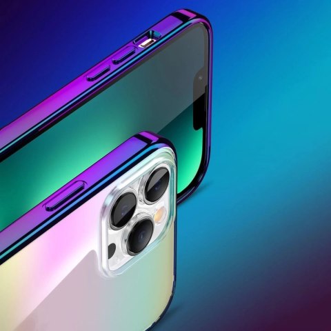 Kingxbar PQY Nebula Series magnetyczne etui do iPhone 13 Pro Max obudowa pokrowiec przezroczysty (kompatybilne z MagSafe)