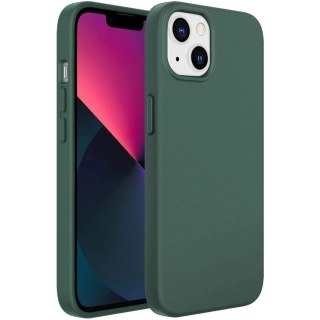 Kingxbar PQY Silicone Series magnetyczne etui do iPhone 13 Pro silikonowa obudowa pokrowiec zielony (kompatybilne z MagSafe)