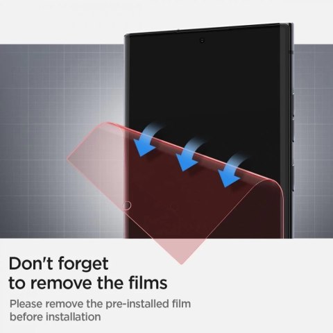 Szkło hartowane spigen glas.tr platinum galaxy s22 ultra