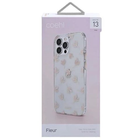 UNIQ etui Coehl Fleur iPhone 13 Pro / 13 6,1" różowy/blush pink
