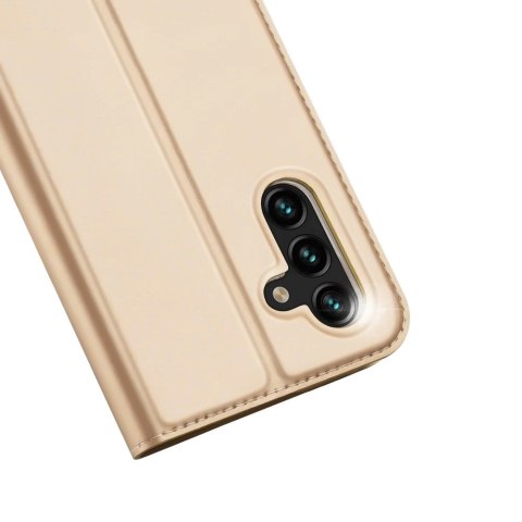 Dux Ducis Skin Pro kabura etui pokrowiec z klapką Samsung Galaxy A13 5G złoty