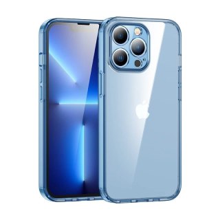 Joyroom Star Shield Case etui pokrowiec do iPhone 13 Pro sztywna obudowa niebieski (JR-BP912 transparent blue)