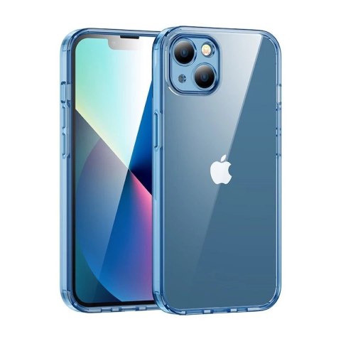 Joyroom Star Shield Case etui pokrowiec do iPhone 13 sztywna obudowa niebieski (JR-BP911 transparent blue)