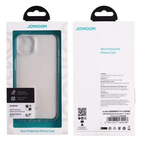 Joyroom Star Shield Case etui pokrowiec do iPhone 13 sztywna obudowa niebieski (JR-BP911 transparent blue)
