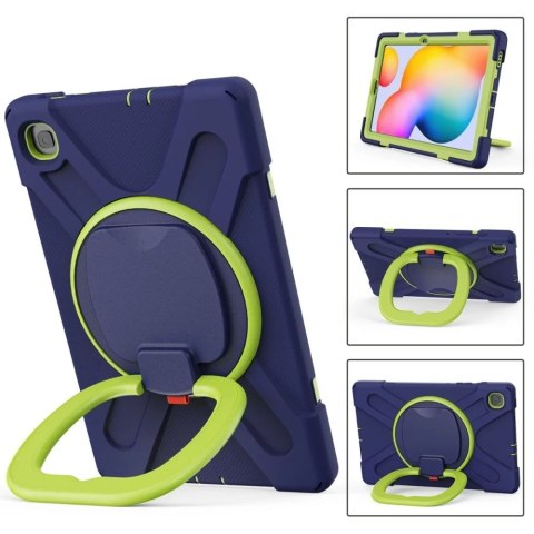 X-armor galaxy tab s6 lite 10.4 2020 / 2022 navy/lime