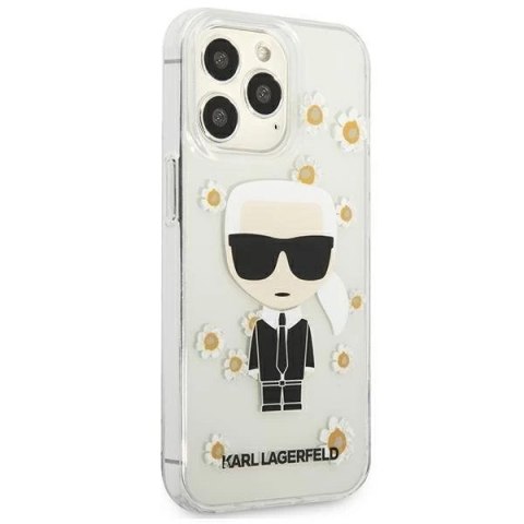 Karl Lagerfeld KLHCP13LHFLT iPhone 13 Pro / 13 6,1" przezroczysty/transparent Flower Ikonik Karl