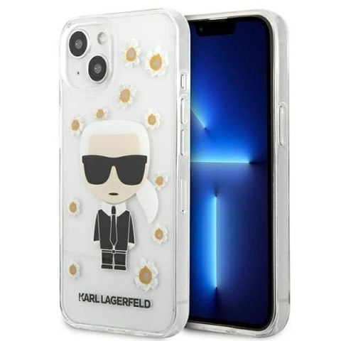 Karl Lagerfeld KLHCP13MHFLT iPhone 13 6,1" przezroczysty/transparent Flower Ikonik Karl
