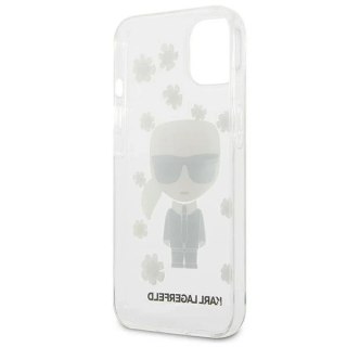 Karl Lagerfeld KLHCP13MHFLT iPhone 13 6,1" przezroczysty/transparent Flower Ikonik Karl
