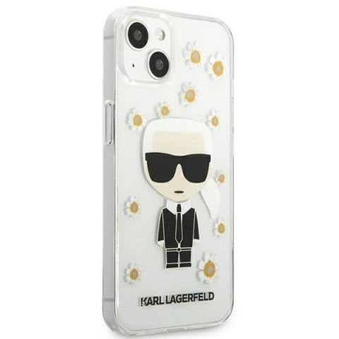 Karl Lagerfeld KLHCP13MHFLT iPhone 13 6,1" przezroczysty/transparent Flower Ikonik Karl