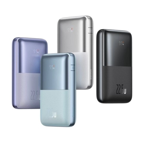 BASEUS PPBD2 BIPOW PRO 22.5W DIGITAL DISPLAY POWER BANK 20000MAH BLUE