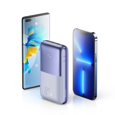 Baseus ppbd2 bipow pro 22.5w digital display power bank 20000mah purple