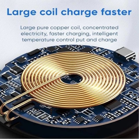 Joyroom jr-a23 square wireless charger 15w black