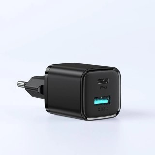 Joyroom l-qp207 2-port network charger pd20w/qc3.0 black