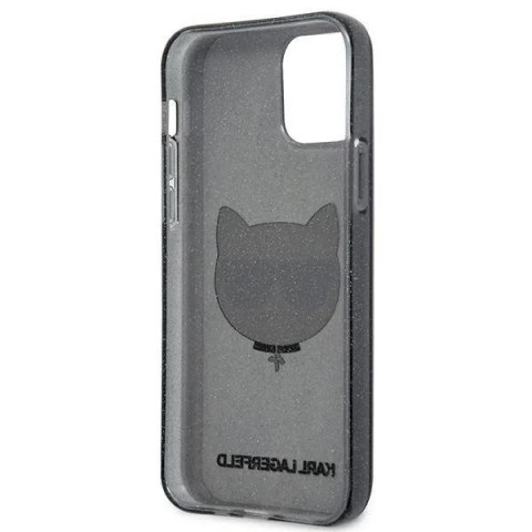 Karl Lagerfeld KLHCP12LCHTUGLB iPhone 12 Pro Max 6,7" czarny/black hardcase Glitter Choupette