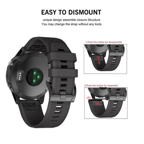Smooth garmin fenix 5 / 6 / 6 pro / 7 black